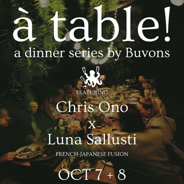 Á Table FEAT Chris Ono x Luna Sallusti